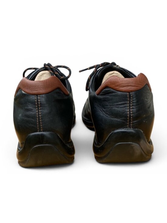 Cole Haan Zeno Leather Oxfords 9.5M Black Lace-Up